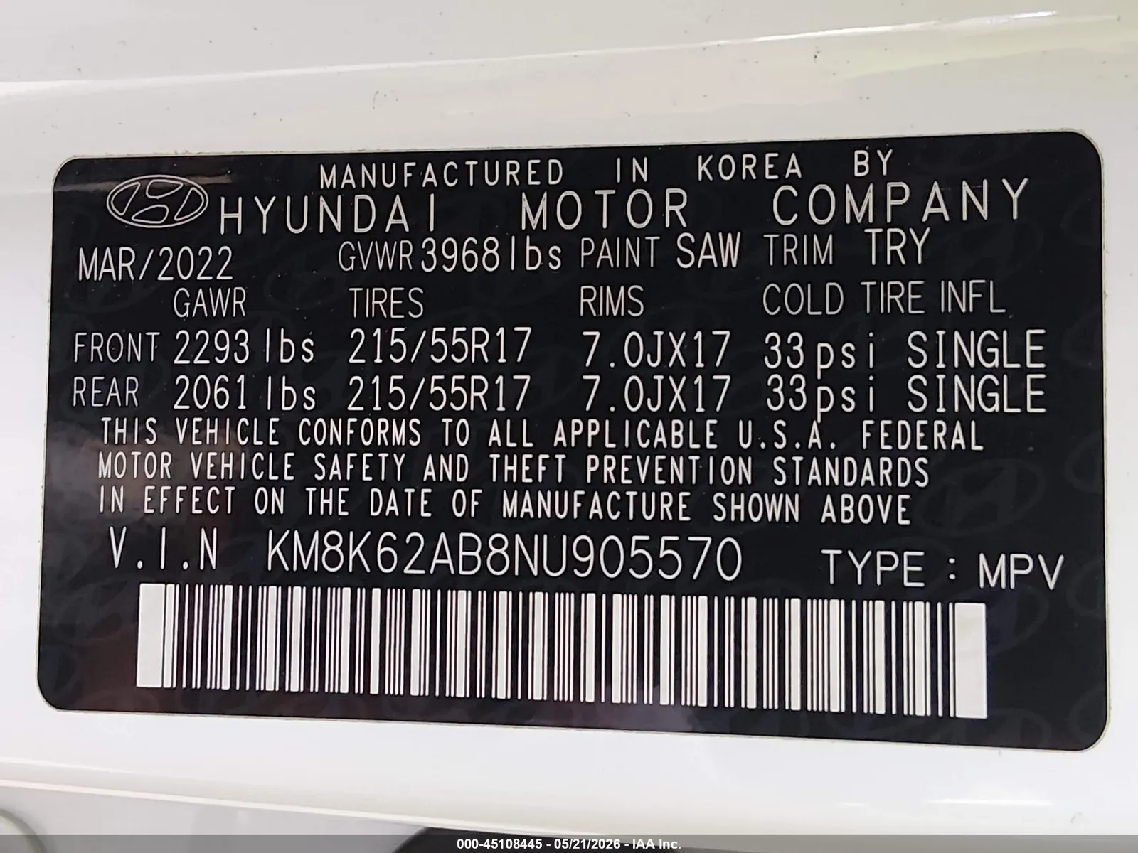 2022 Hyundai Kona SEL