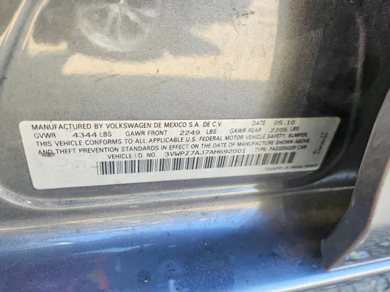 2010 Volkswagen Jetta SportWagen SE
