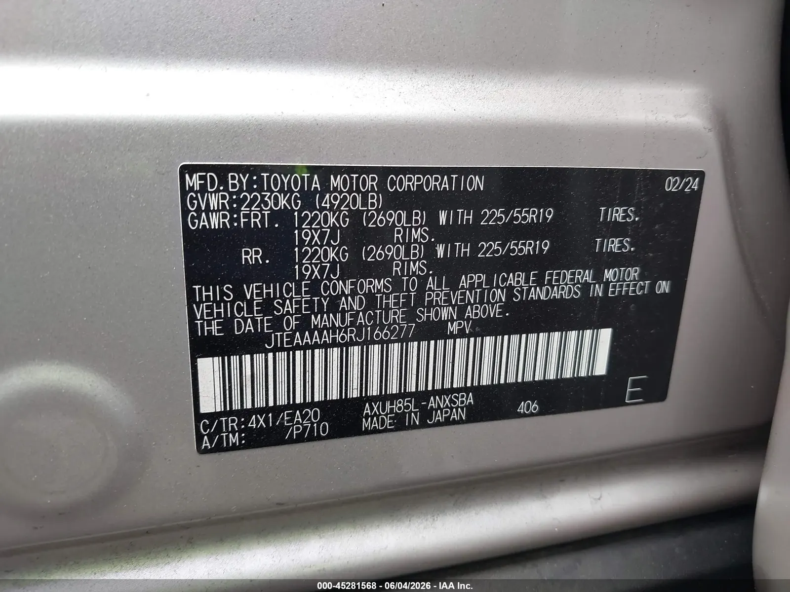 2024 Toyota Venza Limited