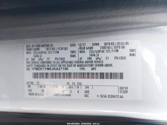 2018 Ford Transit Wagon XLT