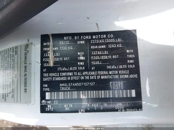 2013 Ford Transit Connect XL