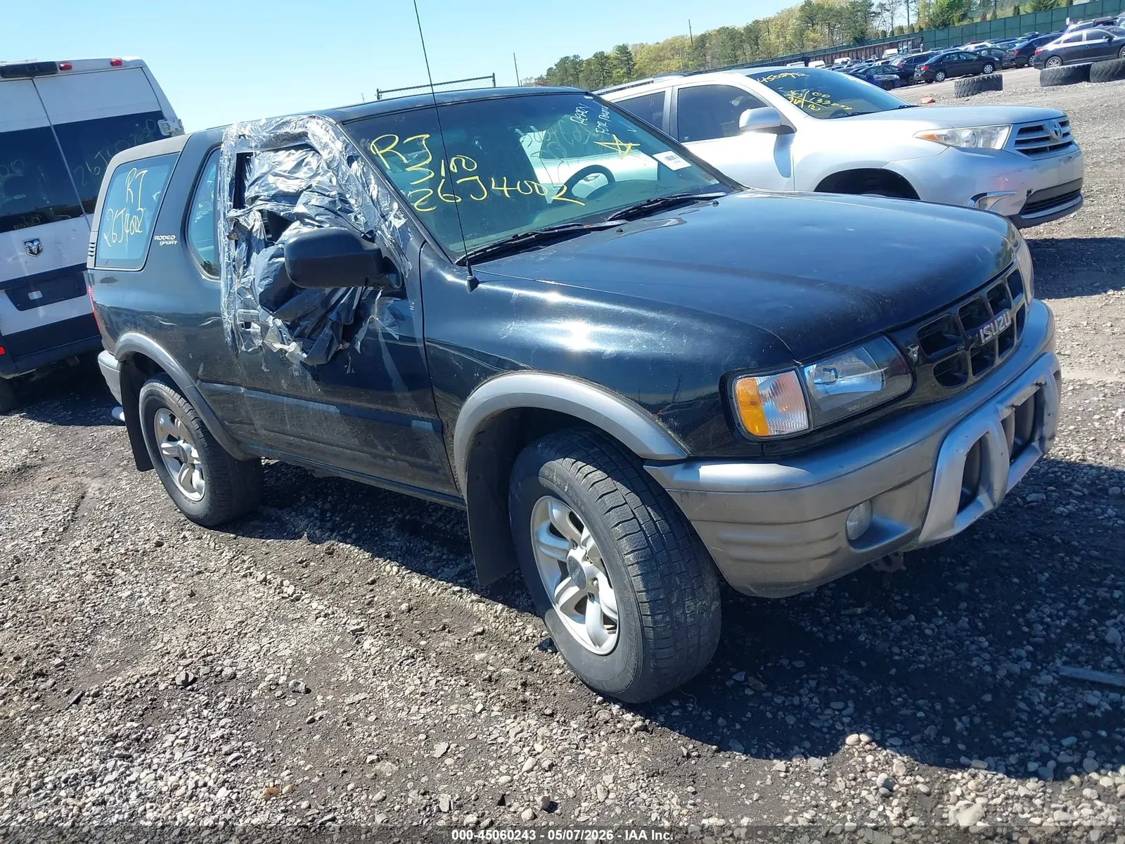 2002 Isuzu Amigo S 3.2L V6 HARD TOP/S 3.2L V6 SOFT TOP