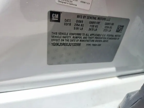 2018 Cadillac CT6 Premium Luxury AWD