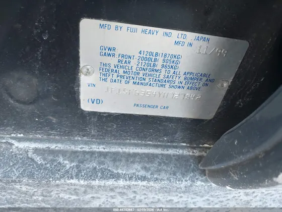 2000 Subaru Forester L