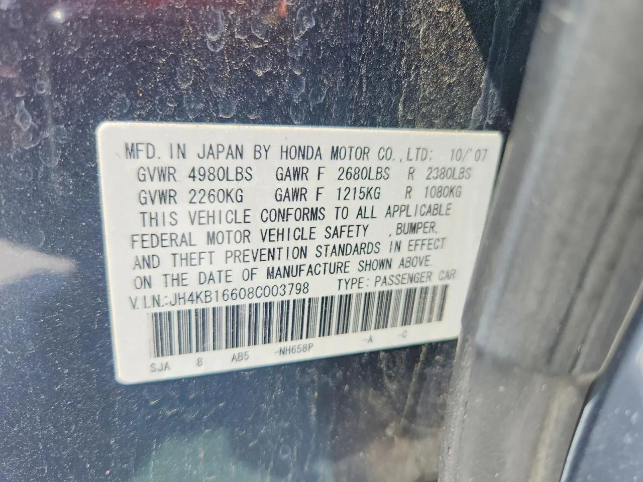 2008 Acura RL Tech Pkg