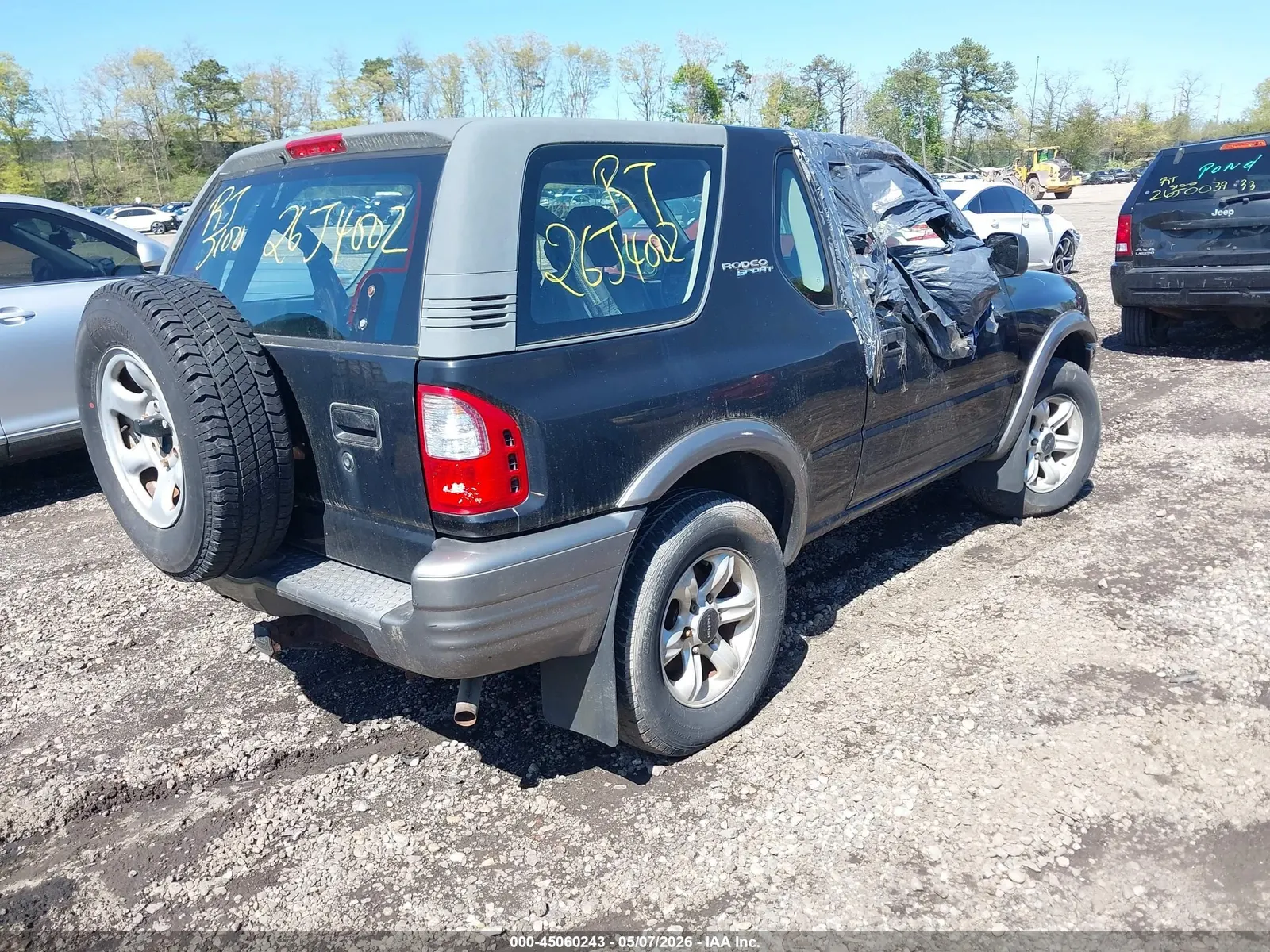 2002 Isuzu Amigo S 3.2L V6 HARD TOP/S 3.2L V6 SOFT TOP
