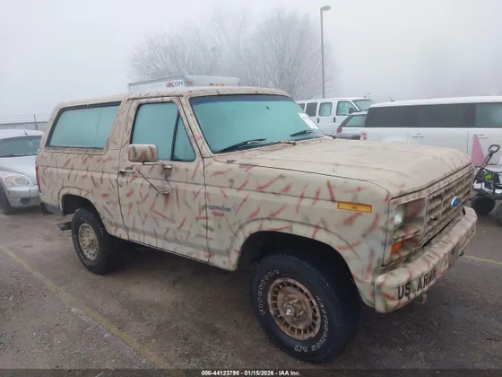 1986 Ford Bronco 4WD Custom