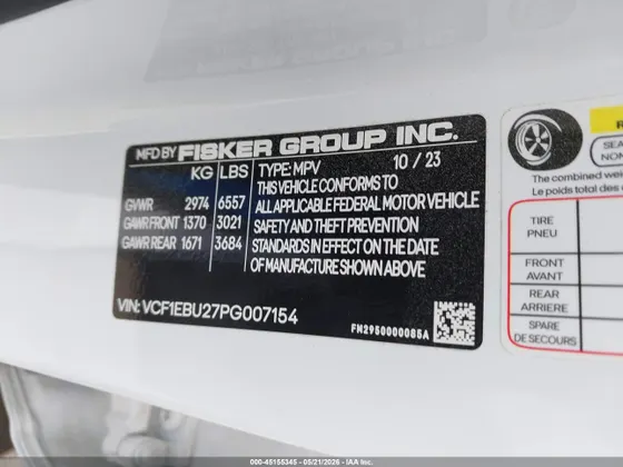 2023 Fisker Ocean Extreme
