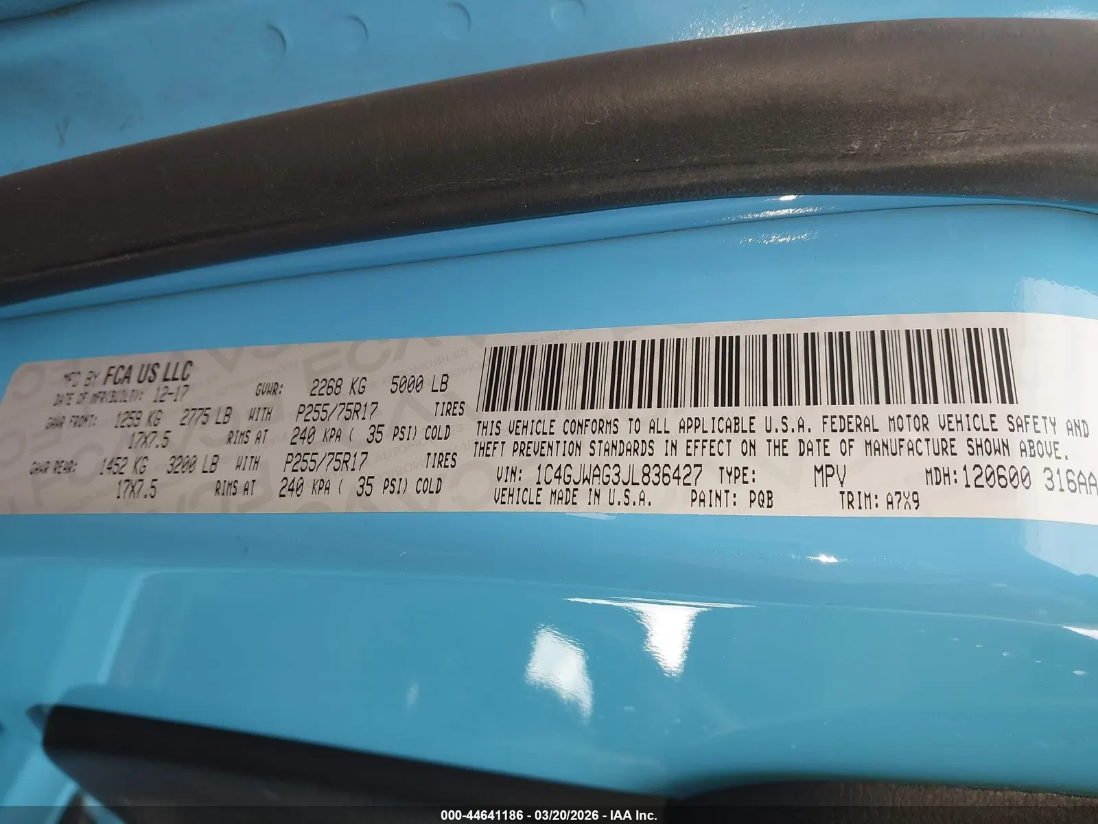 2018 Jeep Wrangler JK Sport S