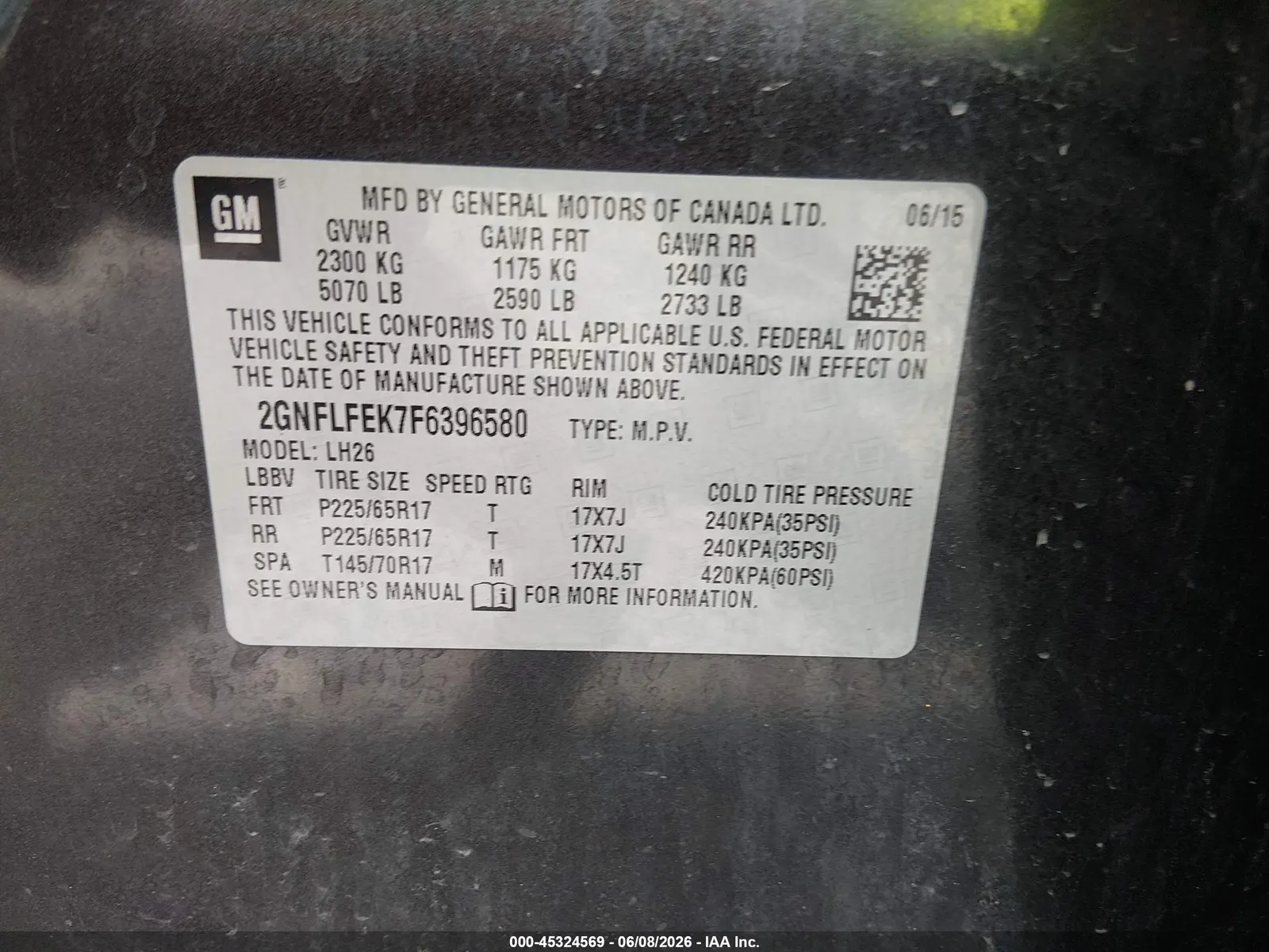 2015 Chevrolet Equinox LT