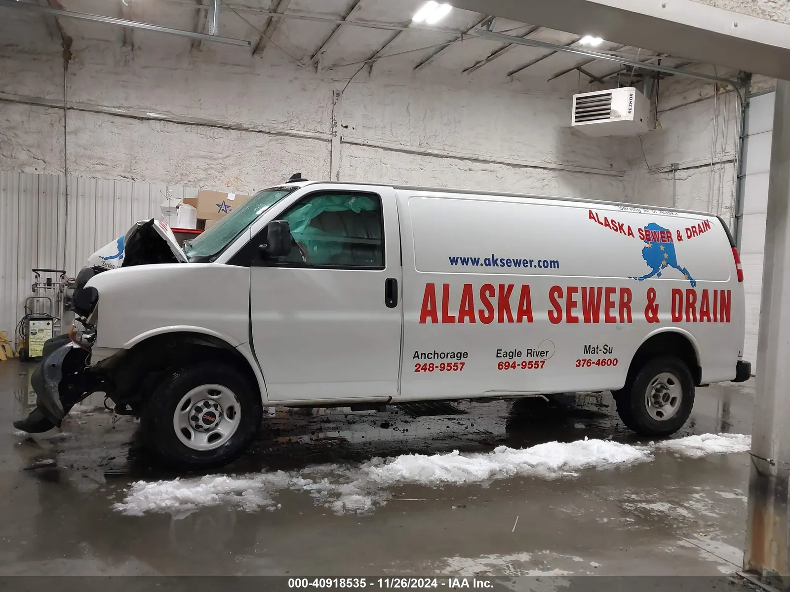 2022 GMC SAVANA CARGO RWD 3500 EXTENDED WHEELBASE WORK VAN