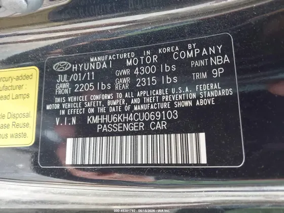2012 Hyundai Genesis Coupe 3.8 Grand Touring
