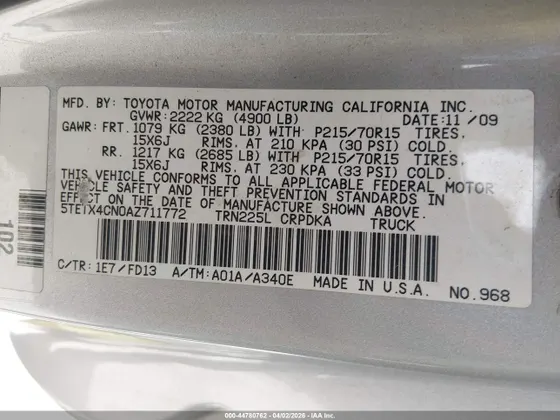 2010 Toyota Tacoma