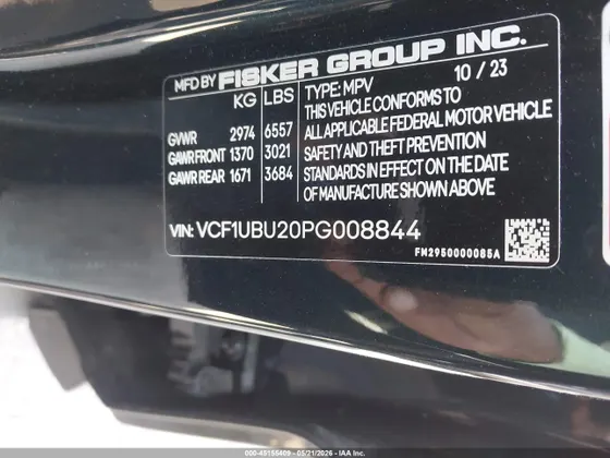 2023 Fisker Ocean Ultra