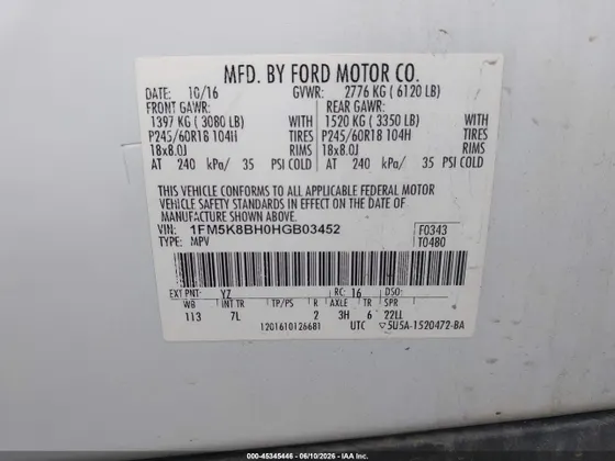 2017 Ford Explorer