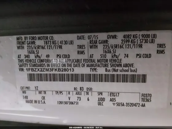2015 Ford Transit Wagon XLT