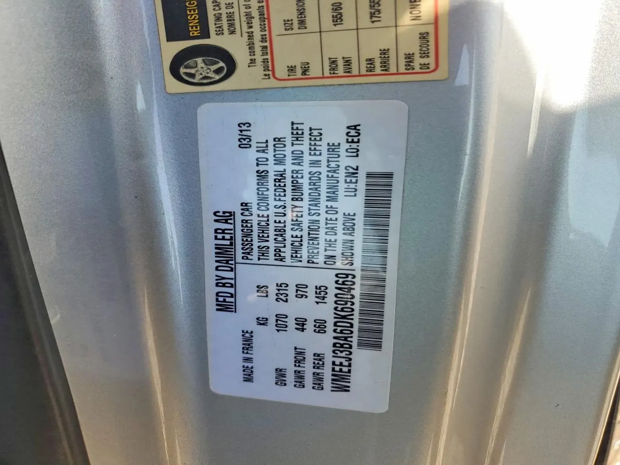 2013 smart fortwo Pure