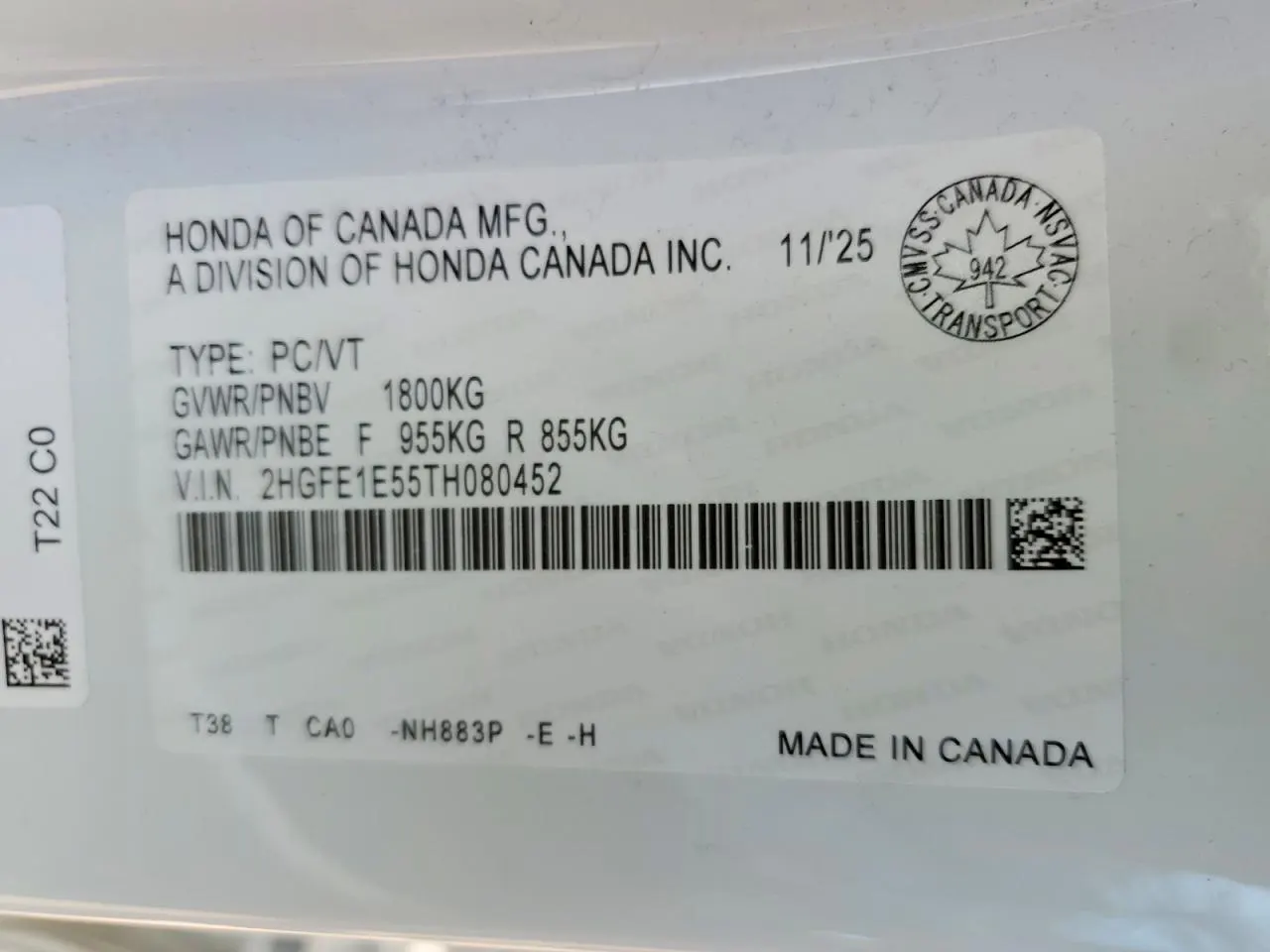 2026 Honda Civic Si CIVIC