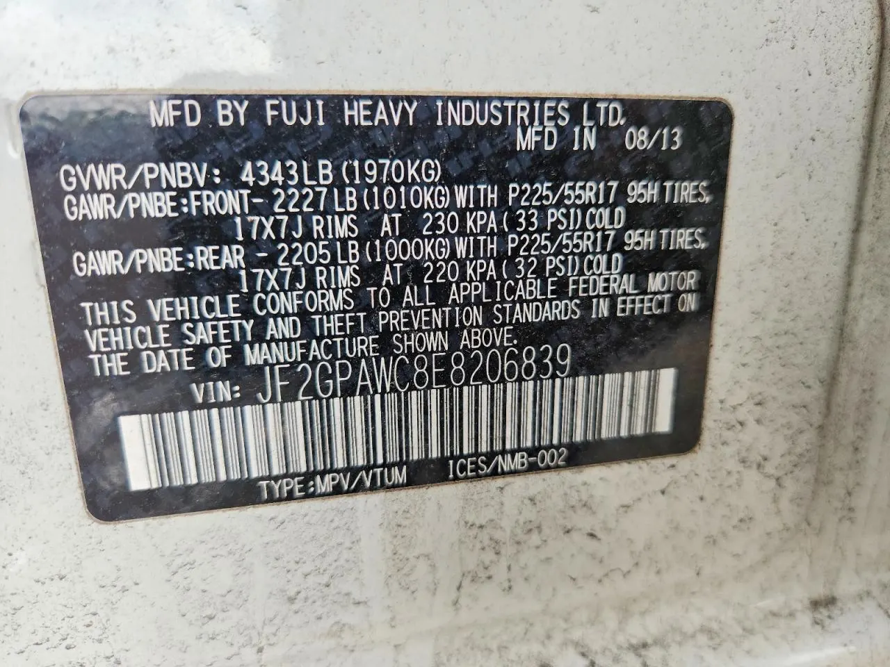 2014 Subaru XV Crosstrek Premium