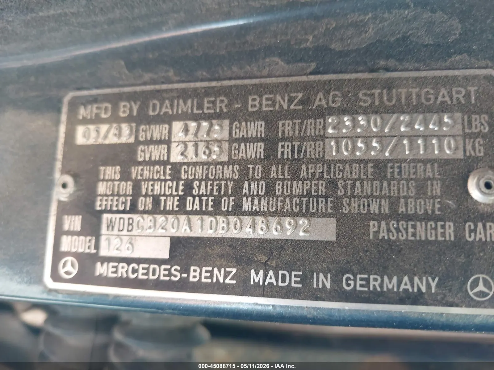 1983 Mercedes-Benz 300 Series 300SD