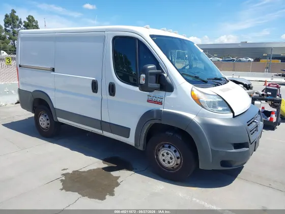 2016 Ram ProMaster Cargo Van LOW ROOF