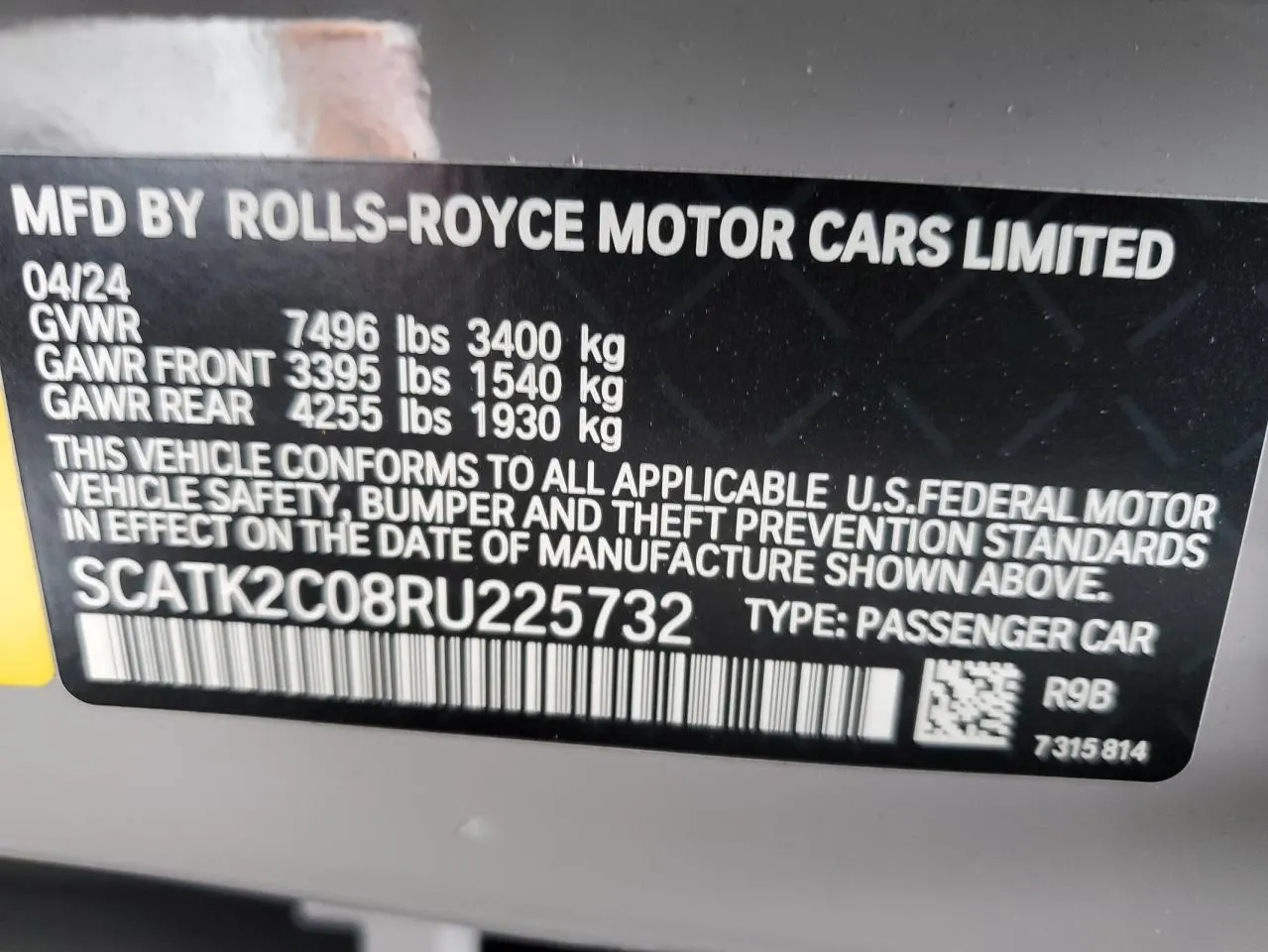 2024 Rolls-Royce Spectre