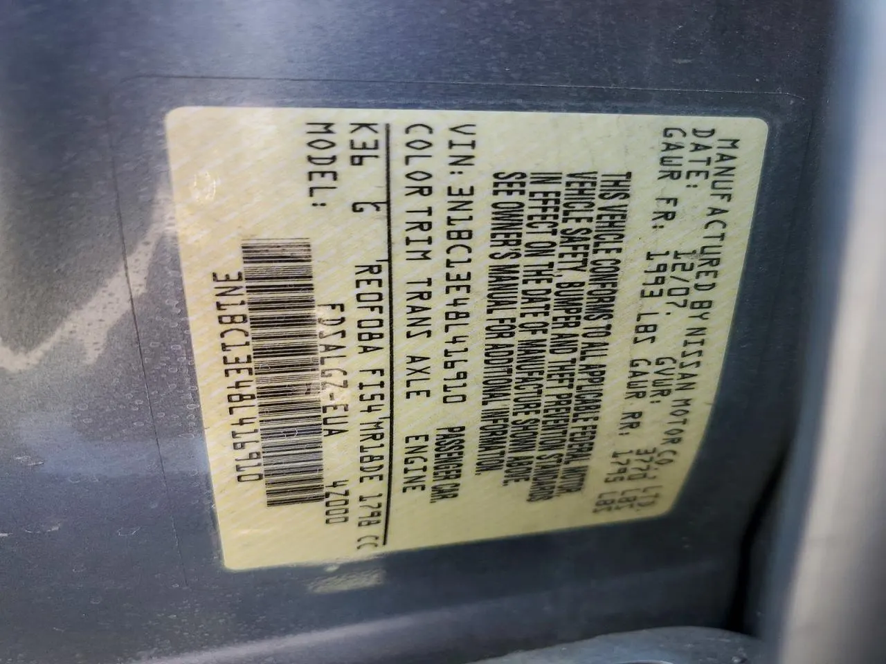 2008 Nissan Versa 1.8 SL