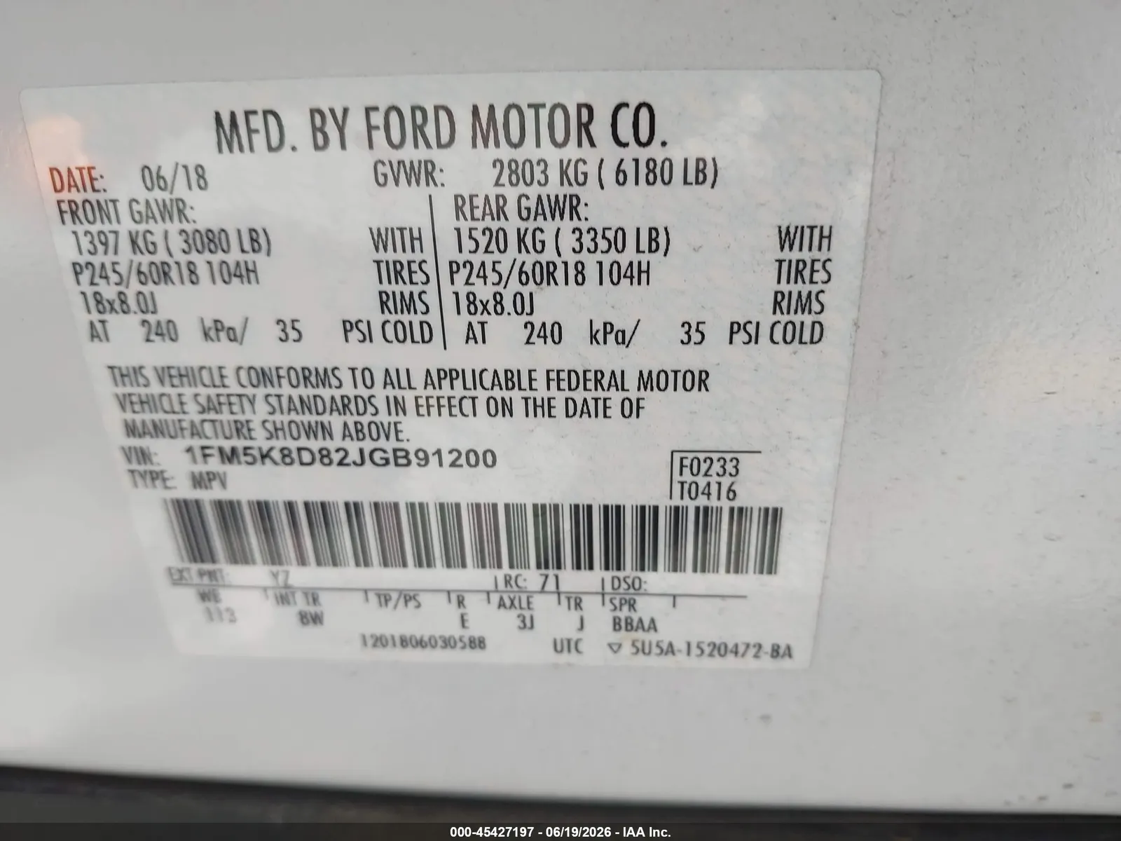 2018 Ford Explorer XLT