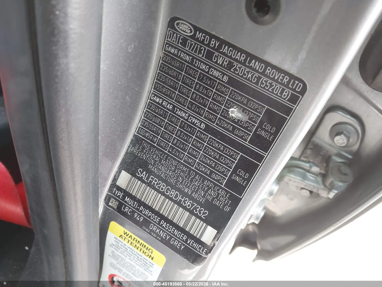 2013 Land Rover LR2