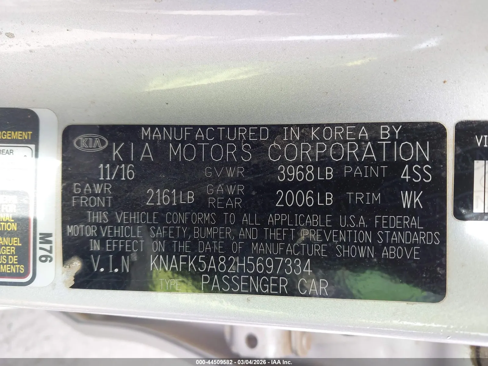 2017 Kia Forte5 LX