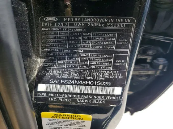2008 Land Rover LR2 SE