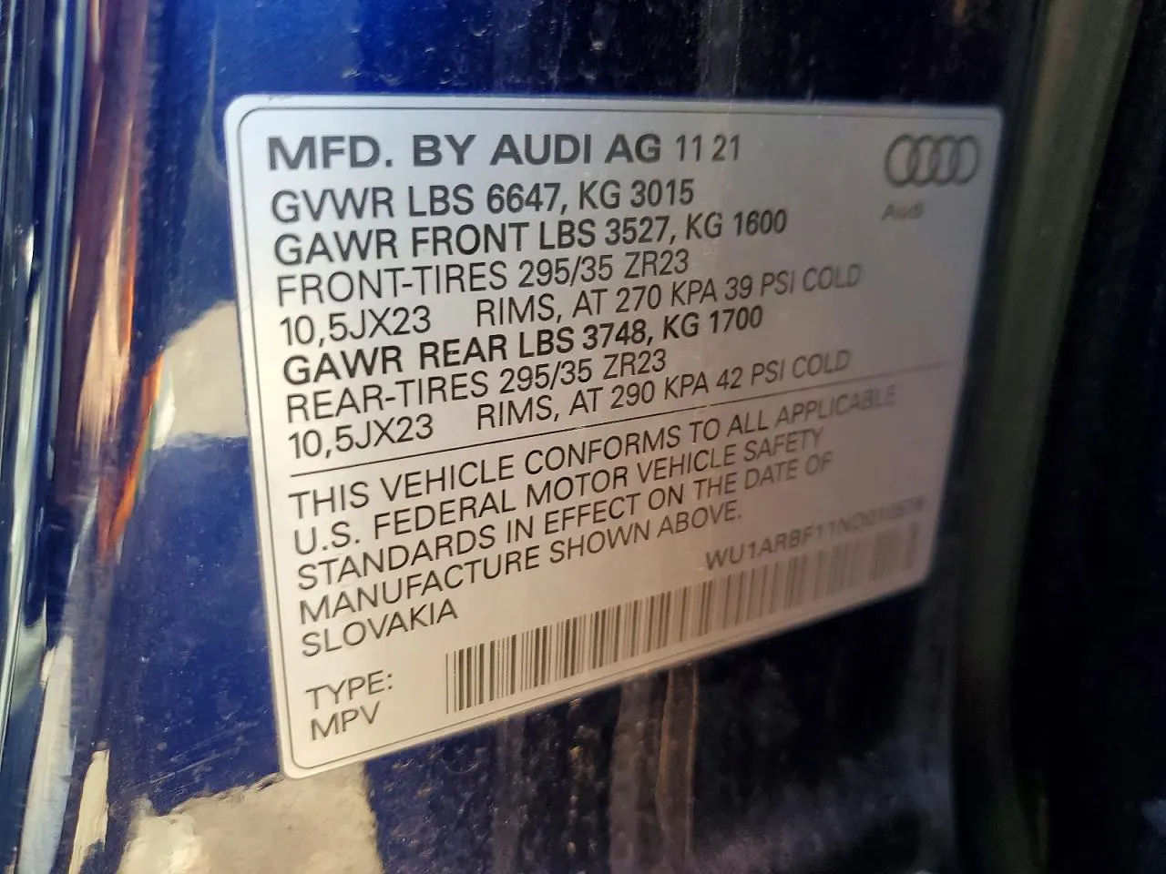 2022 Audi RS Q8