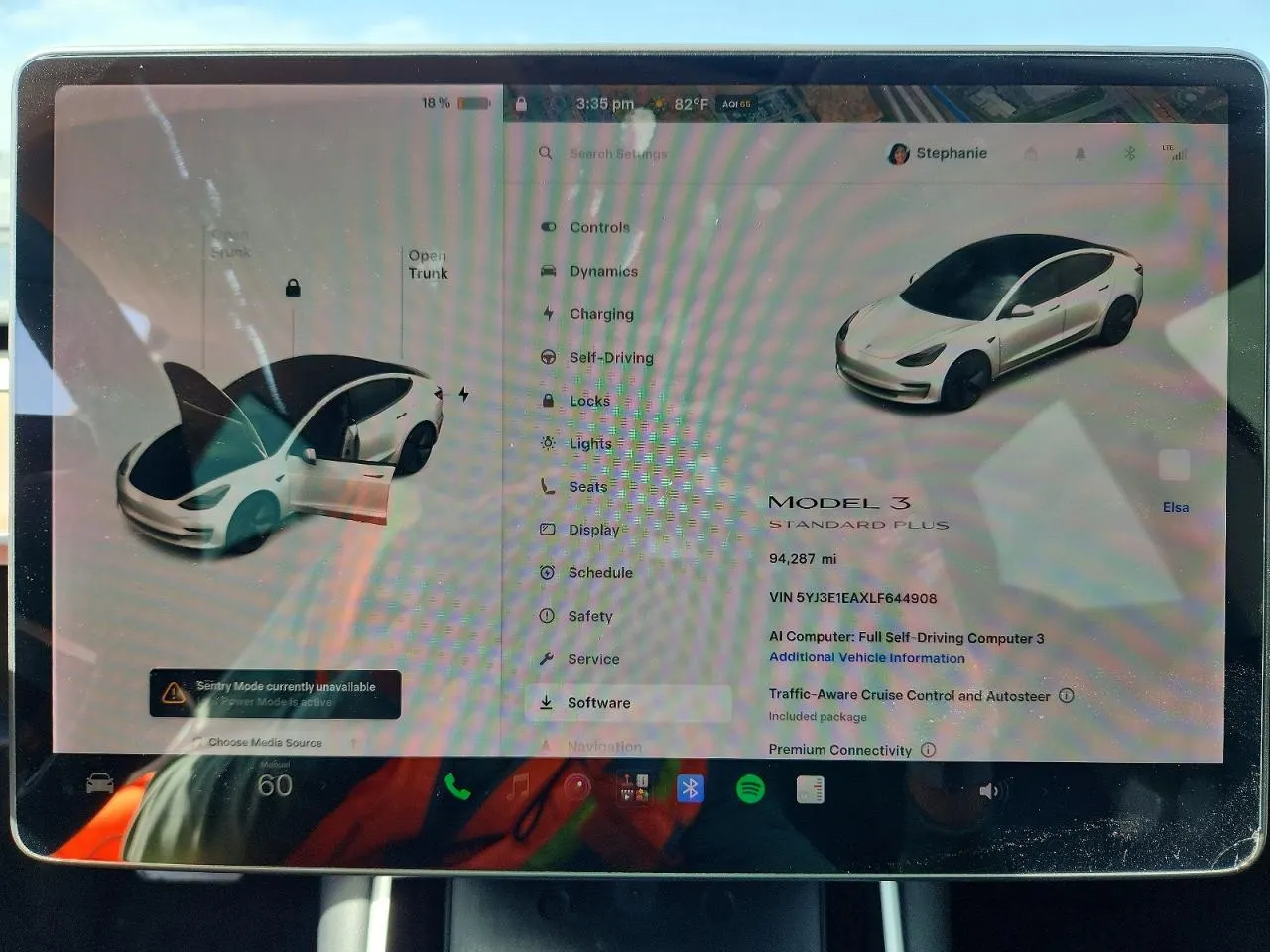 2020 Tesla Model 3 Standard Range Plus