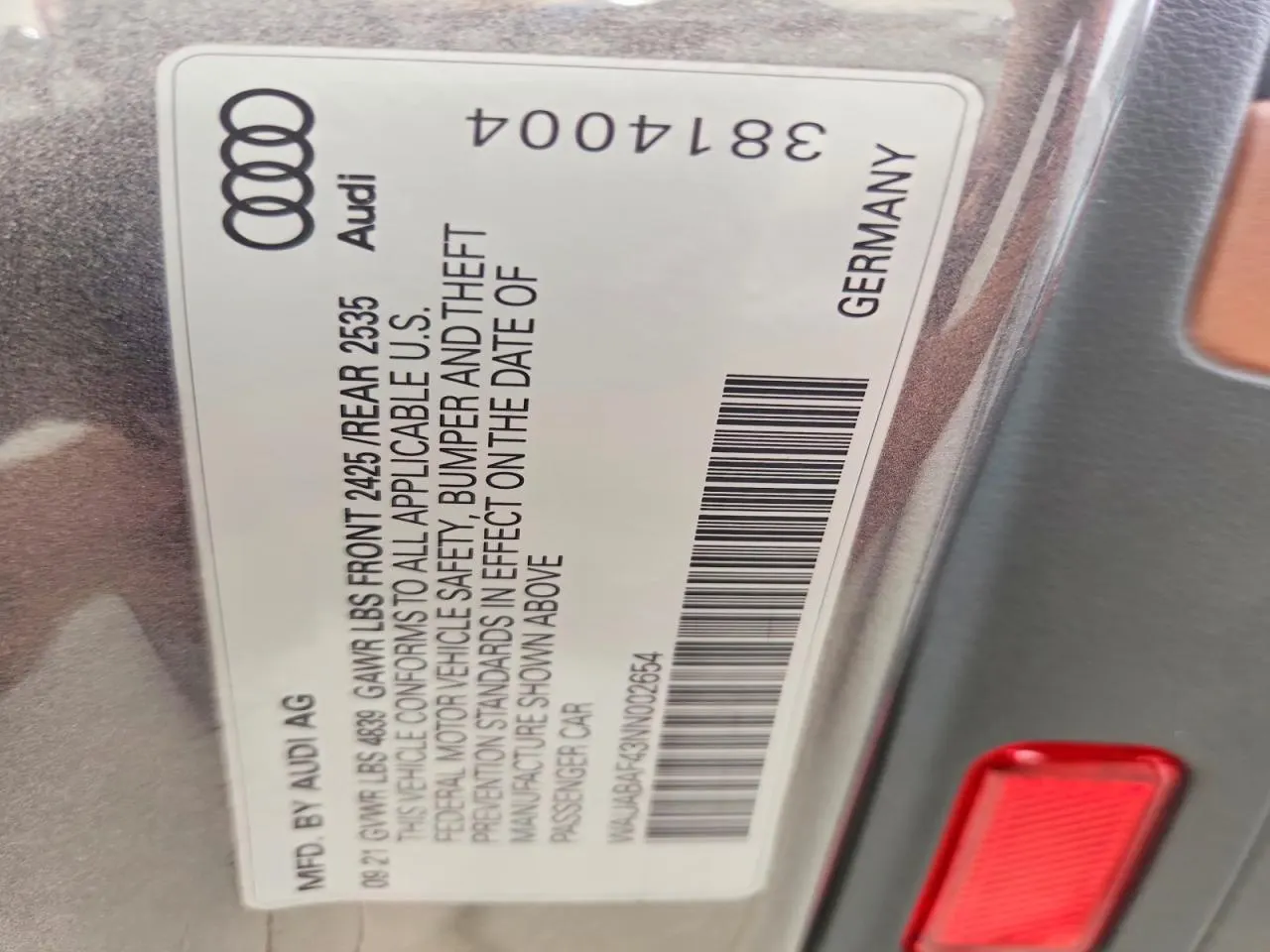 2022 Audi A4 Sedan Premium