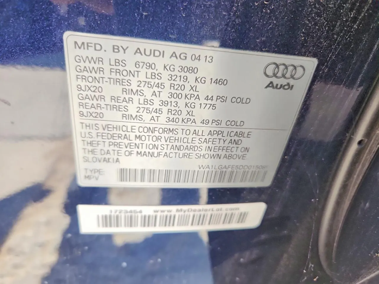 2013 Audi Q7 3.0T Premium Plus