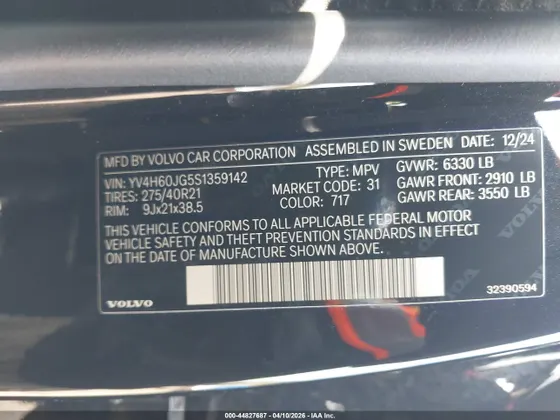 2025 Volvo XC90 Plug-In Hybrid Ultra