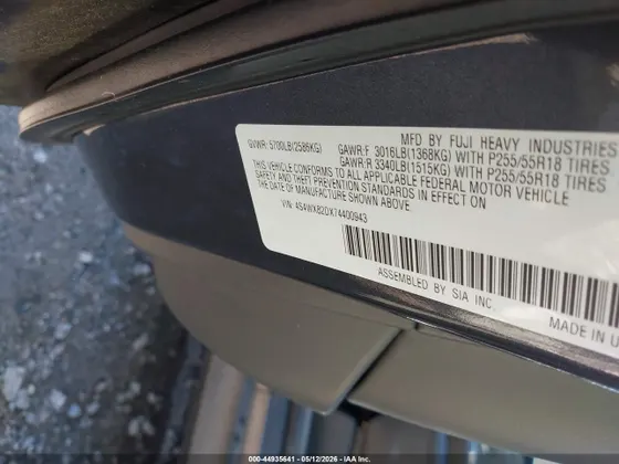 2007 Subaru B9 Tribeca 5-Pass Ltd