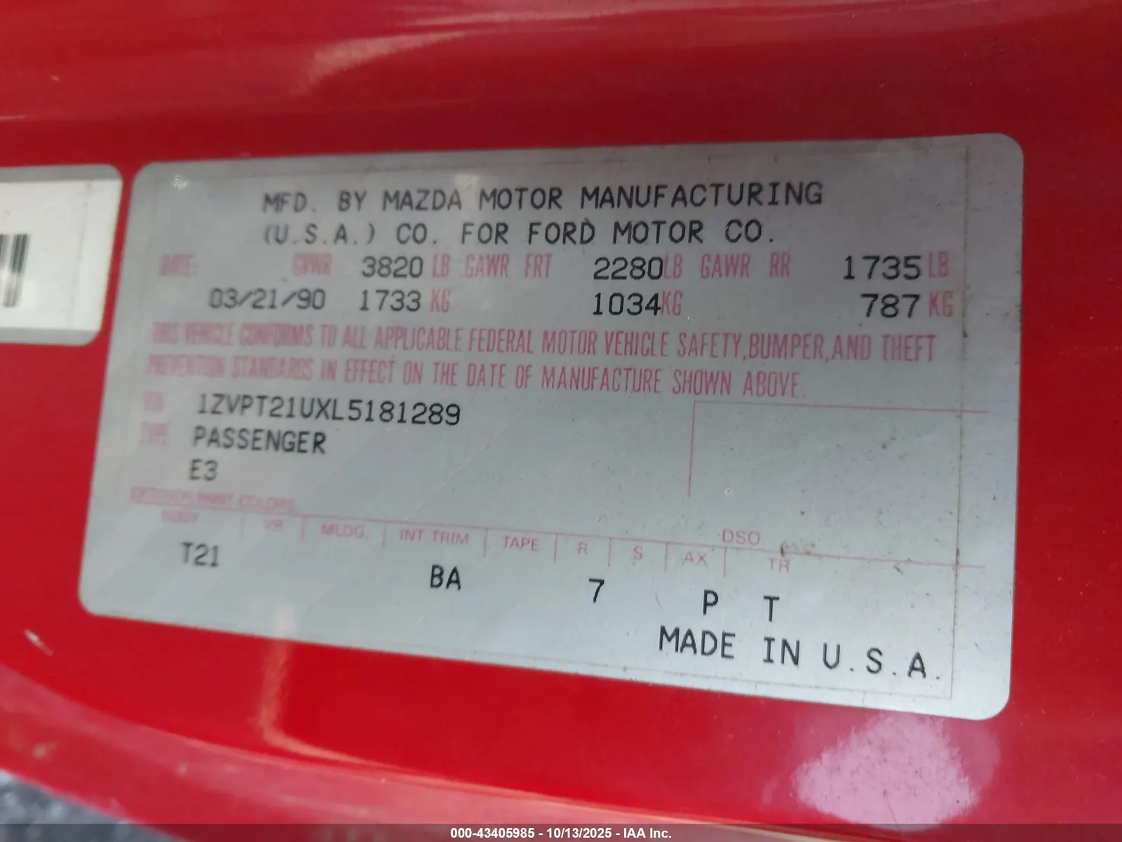 1990 Ford Probe LX