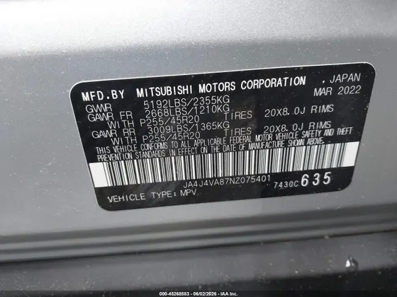 2022 Mitsubishi Outlander SEL