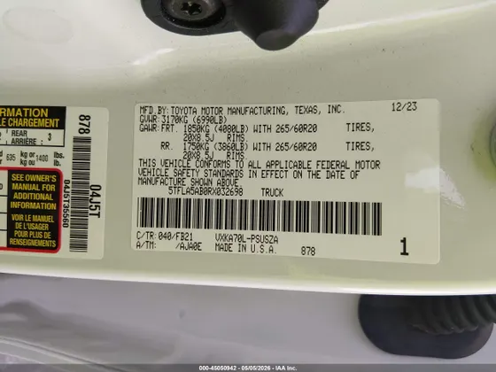 2024 Toyota Tundra 2WD SR5