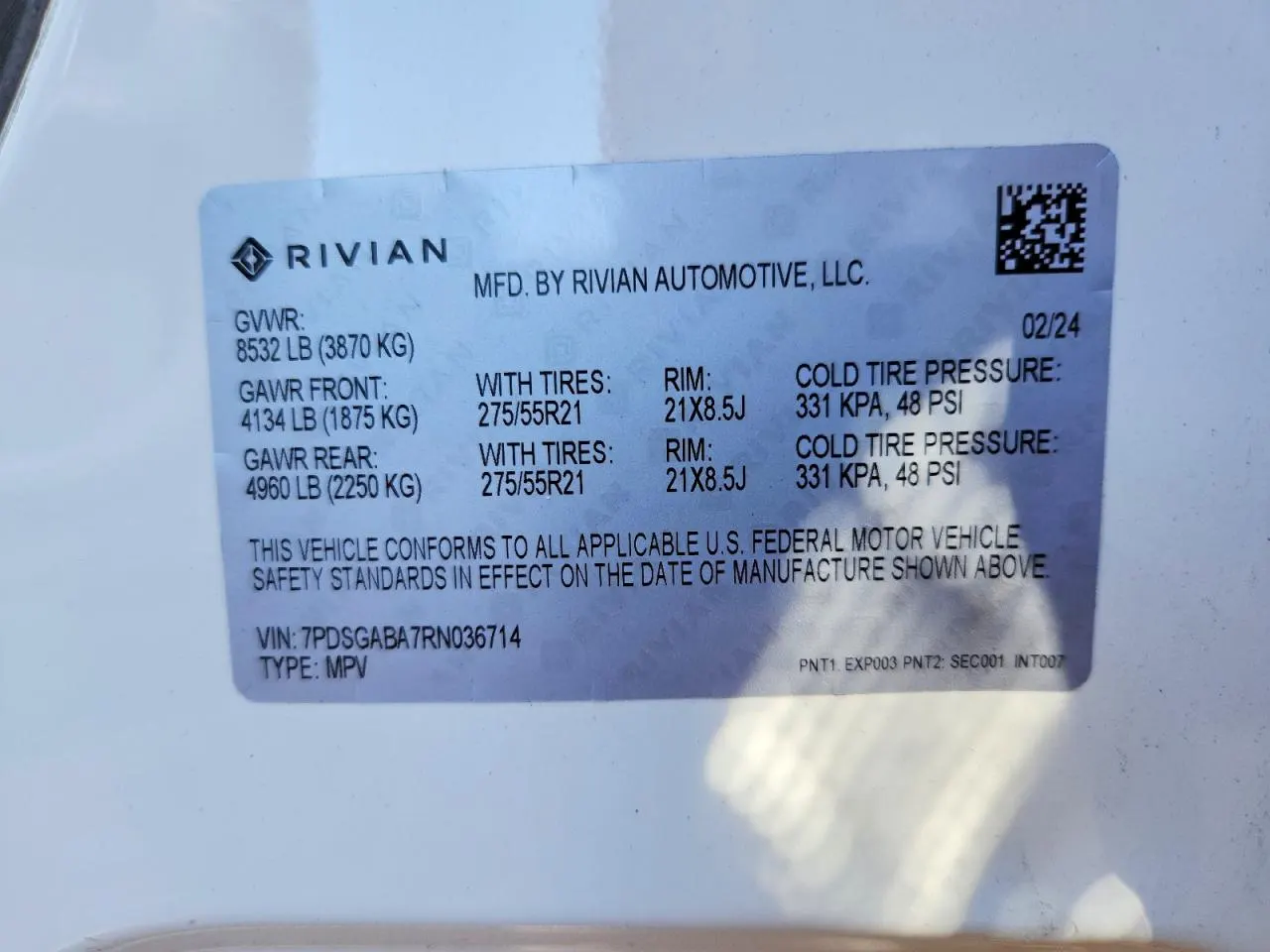 2024 Rivian R1S Adventure