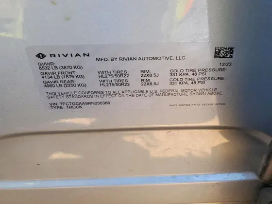 2024 Rivian R1T Adventure