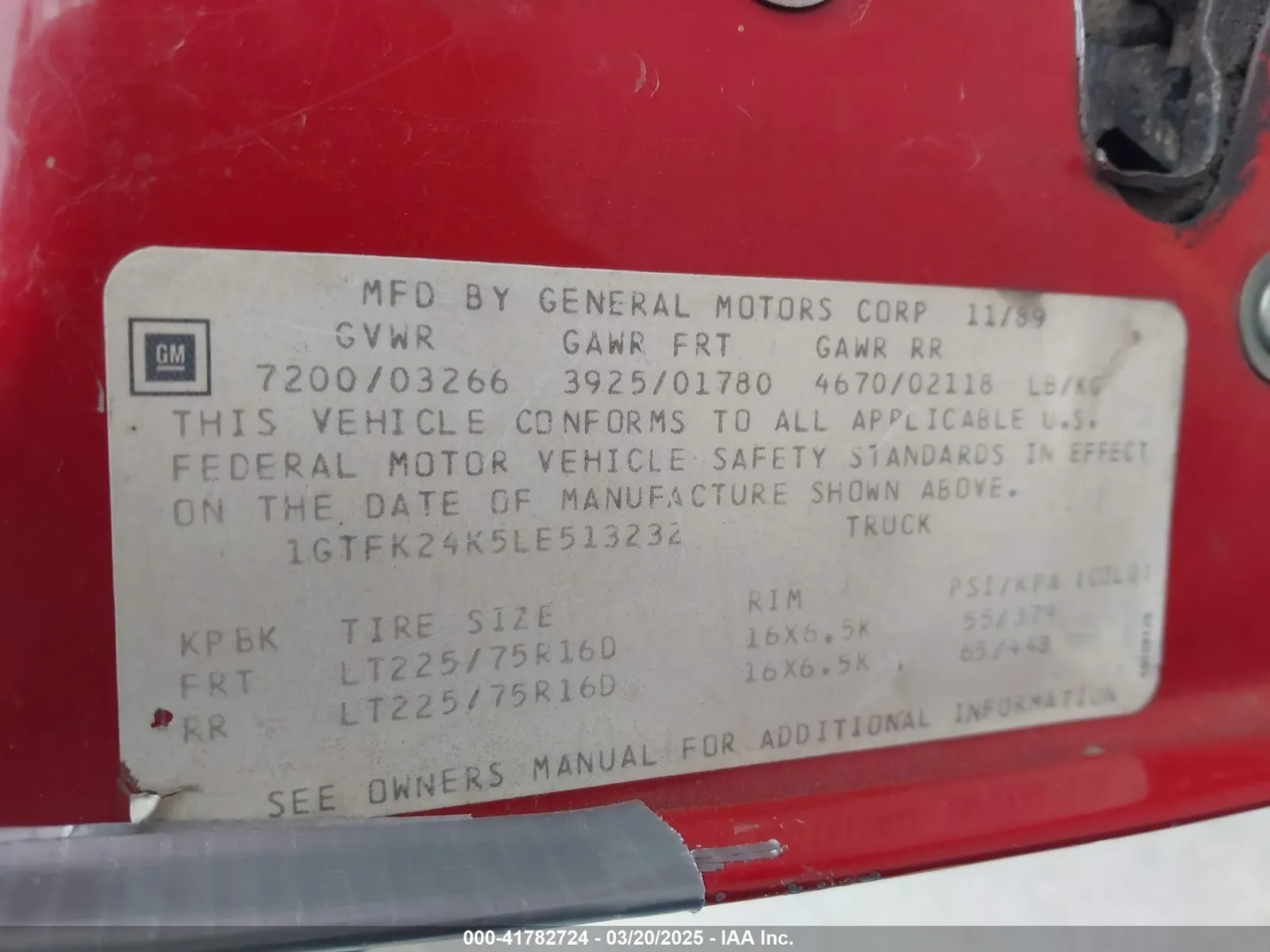 1990 GMC 3/4 Ton Pickups K2500
