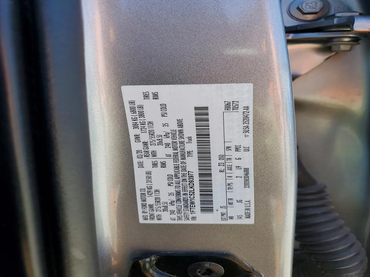 2020 Ford F-150 XLT