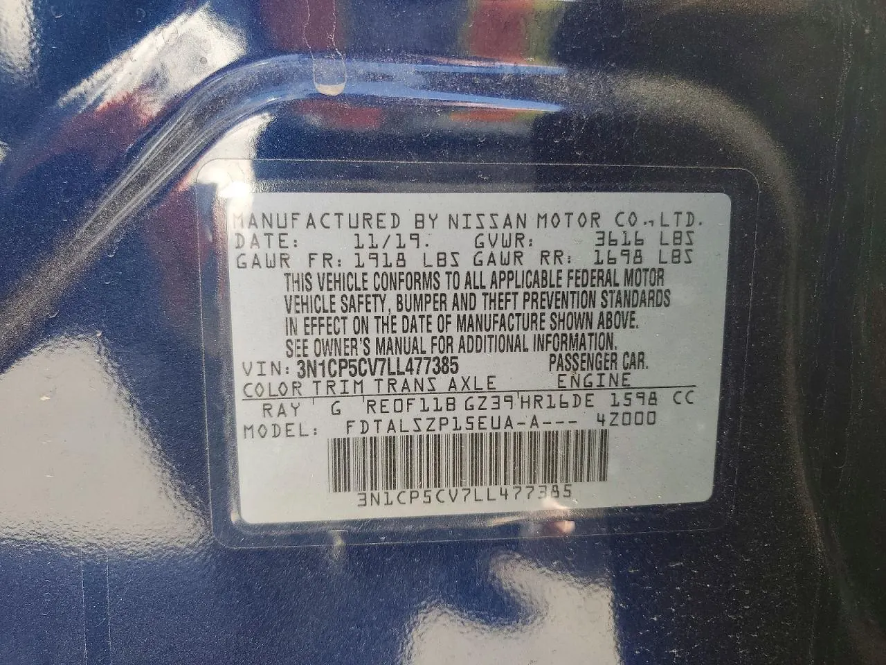 2020 Nissan Kicks SV