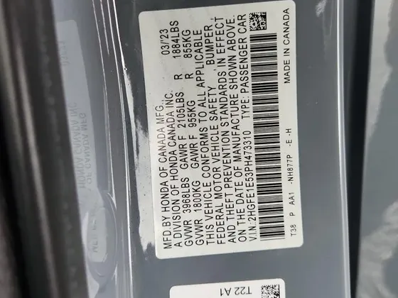 2023 Honda Civic Si CIVIC