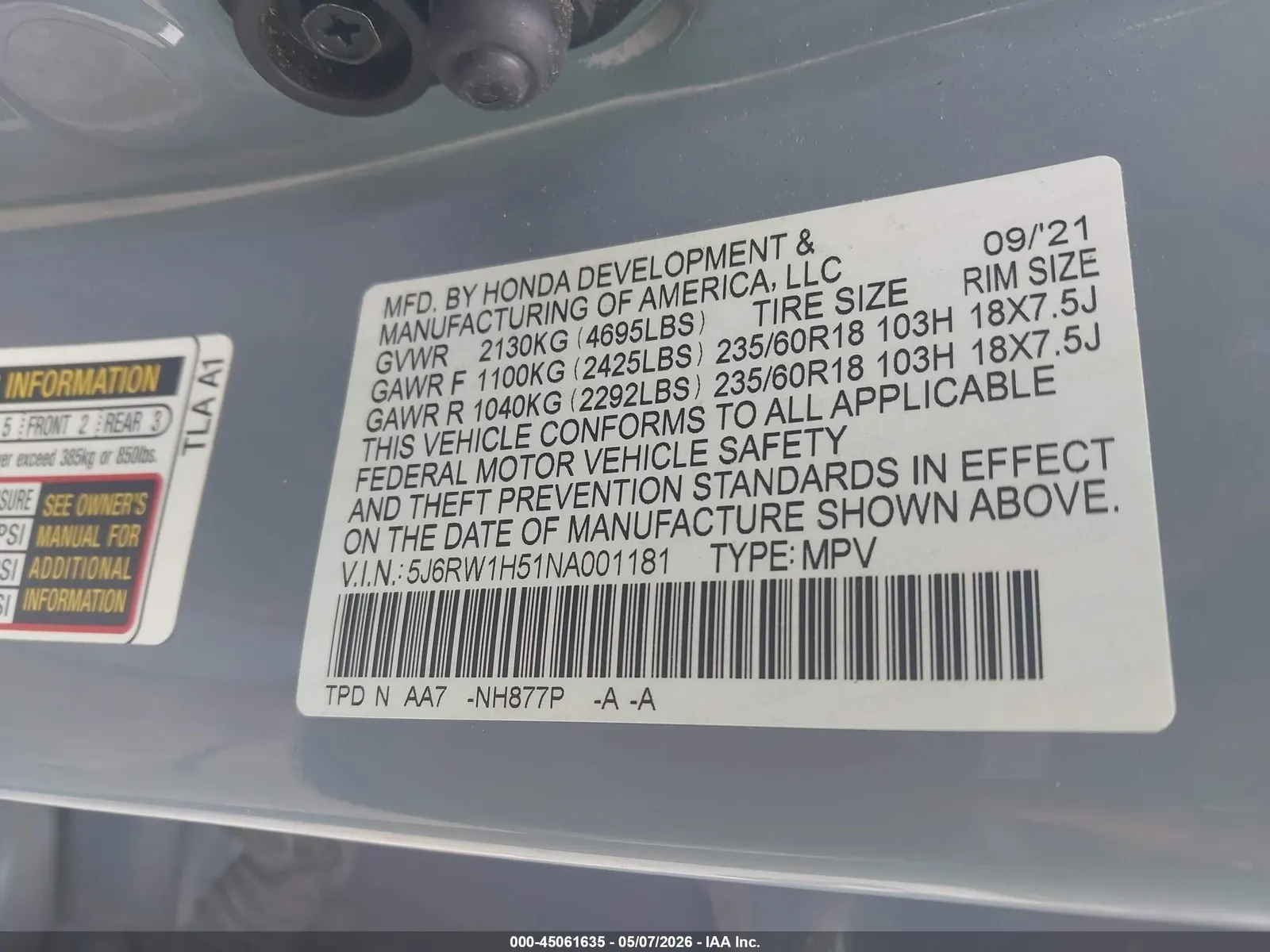 2022 Honda CR-V EX