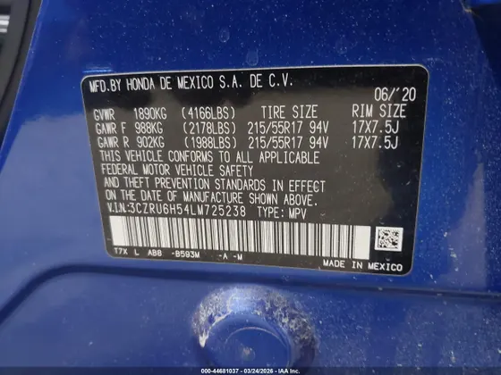 2020 Honda HR-V EX