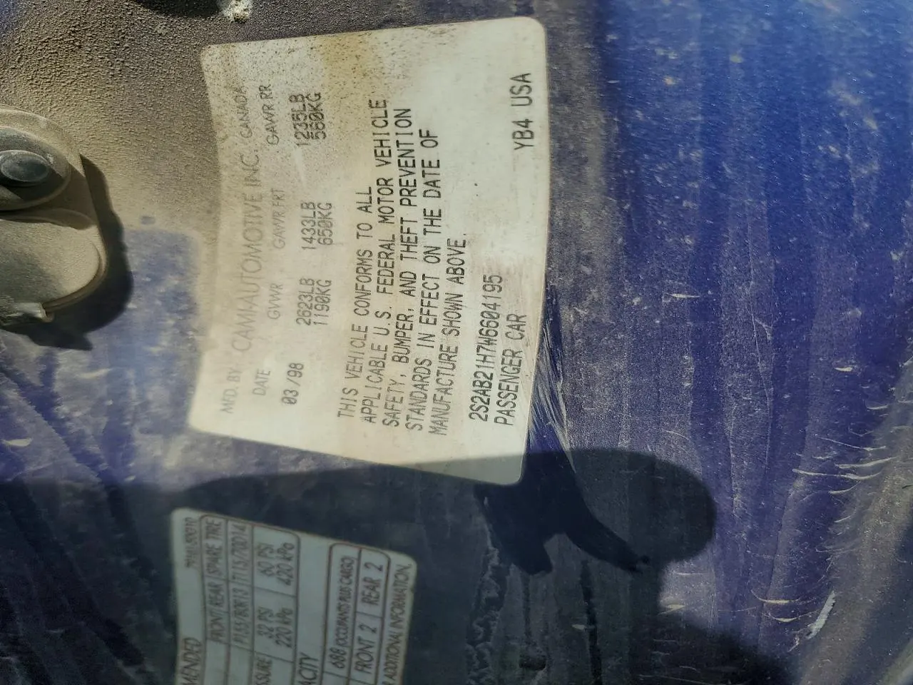 1998 Suzuki Swift