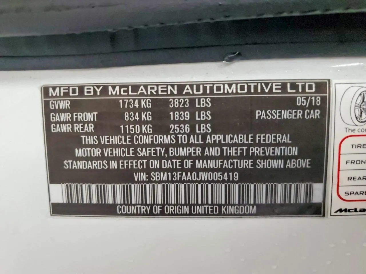 2018 McLaren 570S